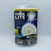 Over Lite As Seen On TV 4 in x 4 in Motion Activated Ceiling/Wall Light Battery