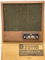 NOS Nutone 2511B 8" Stereo Intercom Speaker w/Controls for MusiCom 2500 System