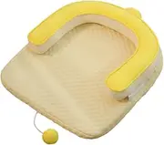 B Baosity Dog Cooling Mat Cat House,Comfortable Portable U Shape Kitten Nest Pet Cooling Cushion for Crates Travel Bed Sofa Outdoor