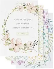 DaySpring - Sympathy - King James Version - 4 Design Assortment with Scripture - 12 Sympathy Boxed Cards and Envelopes (60938)