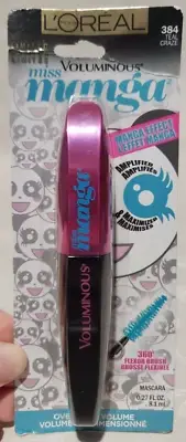 NEW LIMITED EDITION L'Oreal Voluminous Miss Manga Teal Craze Mascara