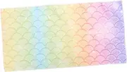 Amosfun Beach Towel Mermaid Print Adult Sunshade Wrap Bath Towel Travel Towel Comfortable Material