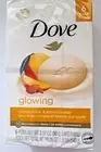 Dove GLOWING Moisturizing Soap Mango & Almond Butter 6 BARS (Total 19.05 oz)