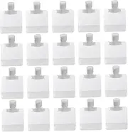 20Pcs Travel Toiletry Containers, 30ml Sealed & Leakproof Squeeze Pouches Refillable, Portable Plastic Flask Pouch