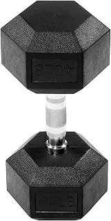 Sporzon! Rubber Encased Hex Dumbbell