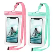 [Floatable] Floating Universal Waterproof Phone Up to 7.0"-Floatable Blue+Pink