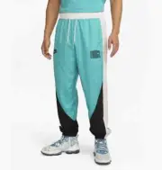 NIKE AIR Pants Mens Large Blue Force STARTING 5 Retro Basketball Wind Aqua NEW L