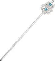 SOESFOUFU Rhinestones Cane for Women Halloween Cosplay Prop Sparkly Gems for Masquerade and Fancy Dress Parties Dramatic Accessory for Girls