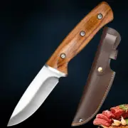 Stainless Steel Cleaver Handmade Kitchen Knife Boning BUtcher Meat Knife