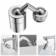 720 degree Rotatable Universal Splash Filter Faucet, Anti-Splash, 4-Layer Net Filter, Double O-Ring Leakproof