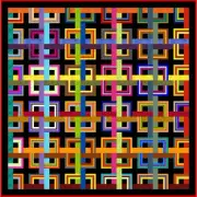 COSMOPOLITAN - 76" x 76" - Quilt-Addicts Precut Quilt Kit Double