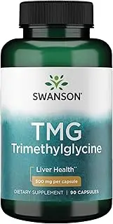 Swanson 500mg TMG Trimethylglycine, 90 Capsules