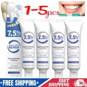 (1-5pcs)Hydroxyapatite Toothpaste for Enamel Protection Gentle Mint Fresh Breath