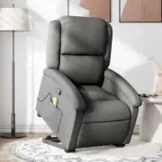 Stand up Massage Recliner Chair Dark Grey Fabric AU Stock Premium Quality ✨