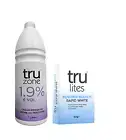 Truzone 1.9% 6vol Cream Peroxide 1L& Trulites Rapid White Powder Hair Bleach 80g