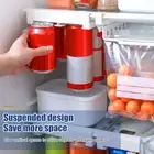Soda Can Dispenser Storage Rack for Refrigerator Holder Beverage Organizer☏₣