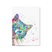 Cat Mandala Cute Animal Pattern Wall Art