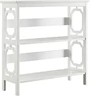 Oos Living Circle 2 Shelves Console Table, White