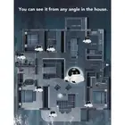 Pet Camera 1080P Security Camera 5200mAh Battery 2 Way Talk Rechargeable APP