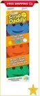 Scrub Daddy Color Sponge - Scratch-Free Multipurpose Dish Sponge Color Variety