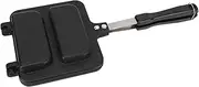 Sandwich Toaster Toastie Maker, Nonstick Baking Pan Toasted Cheese Snacks Breakfast Frying Skillet Griddle with Handle for Home Kitchen Outdoor Carp Fishing