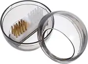 BESTYASH Nail Art Tool Cleaning Brush Nail Art Cleaning Tools Wire Brush for Drill Nail Drill Bit Brush Nail Drill Bits Brush Nail Drill Bit Cleaning Brush Nail Tool Cleaning Nylon Black