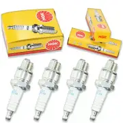 4pcs 77-02 Johnson NGK Standard Spark Plugs 2-Cyl 25 HP Kit Set Engine re