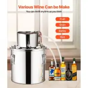 5 Gallon Stainless Steel Moonshine Still Alcohol Distiller Kit Home Brewing