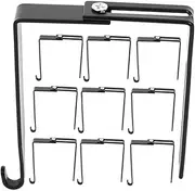 Hohopeti Hooks 10 Pack Heavy Duty Iron Door Hangers Over The Door Hooks for Coats Bags Scarves