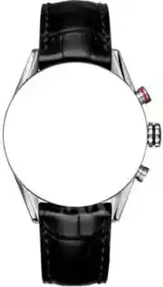 TAG Heuer FC6235 FX6235 black leather watch strap Carrera Aquaracer 22mm CV CAR