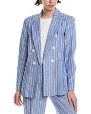 Anne Klein Linen-Blend Blazer