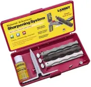 Lansky 3-Stone Natural Arkansas Kit Knife Sharpening System LKNAT