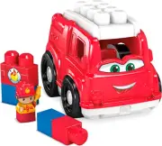 BLOKS First Builders Toddler Building Blocks Toy Set, Freddy Firetruck with 6 Pi