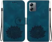 Compatible with Tecno Camon 19 Pro 5G Magnetic Card Slot Wallet Case Cover,Compatible with Tecno Camon 19 Pro 5G Flip Kickstand case Blue