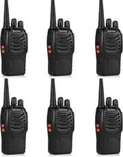 6 Pack Baofeng Bf-888s(bf-88a) Frs Radio Walkie Talkie 5W 16-channel Two Way Radio ,Usb Charger Call distance 5-10KM -HK603