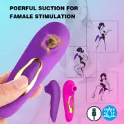 Sucking Vibrator Clit Sucker Clitoris Stimulator Masturbator Nipple Pump Sex Toy