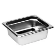 Thunder Group sixth size 2 1/2" deep 24 gauge anti jam pans, comes in each