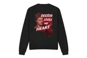 Dexter Unisex Adult Bloody Heart Sweatshirt (Black) - UTTV13216