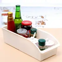 在飛比找樂天市場購物網優惠-進口廚房調味瓶收納盒調料收納箱 桌面創意整理箱 家用儲物盒
