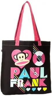 FAB Starpoint Big Girls' Paul Frank Junior Core Colors Tote Black/Pink One Size