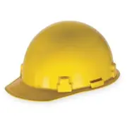 Msa Safety Hard Hat,Type 1, Class G,Ratchet,Yellow 486959 Msa Safety 486959