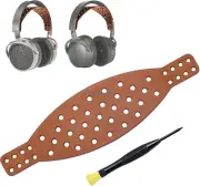 Wide Genuine Leather Headband Strap for Audeze Maxwell Headset,Audeze MM-100