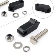 For Harley Custom Headlight Mount 3/4"I.D Black Headlight Mounting Block Bracket
