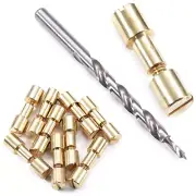 Corby Bolt Fasteners (10 Pack) with Step Drill for DIY Handles & Knife Handle...