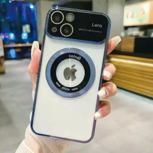 【HongXin】iPhone 15 Plus 6.7吋 一體鏡頭大視窗磁吸手機保護殼