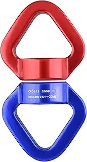 Azarxis 30 kN Tree Swing Swivel Spinner, Safest Rotational Climbing Rope Devices Hanging Hook Accessory for Children’s Web Tree Swing Setting, Aerial Silks Dance
