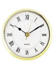 3-1/2'' Quartz Clock Insert with Roman Numerals #452