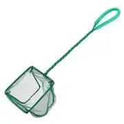 4 Inch Aquarium Net Fine Mesh Small Fish Catch Nets with Plastic Handle 1 Pack