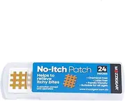 No Itch Patch - 24 Patches - Natural and drug-free relief - Chemical and Latex-free - Water Resistant – Beige/Skin colour - Insect bites Bees, Wasps, Mosquitoes, Sandflies, Midges, Ticks