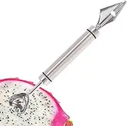 Fruit Scooper and Baller - Double-Headed Watermelon Cutter Scooper,Cantaloupe Ice Cream Sorbet Dessert Ball Stainless Steel Spoon for Serving Butter